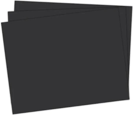 poster board black (sheet)