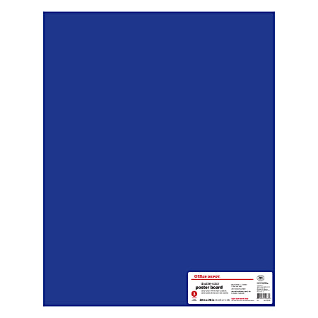 poster board blue (sheet)