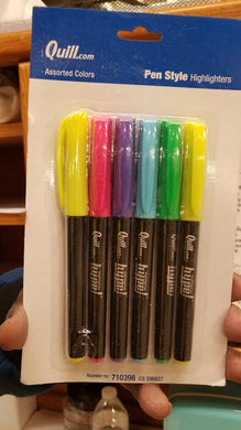 Highlighters Assorted Color 6 (set)