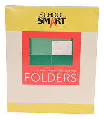 green pocket portfolio 25 pieces (box)