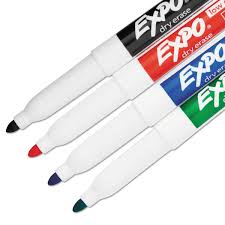 marker dry erase. Fine pt Color st (set)