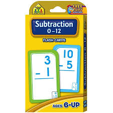 flash cards subtraction (set)