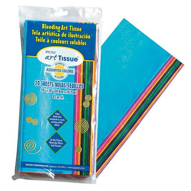 paper art tissue 12 by 18 asst color (pkg)