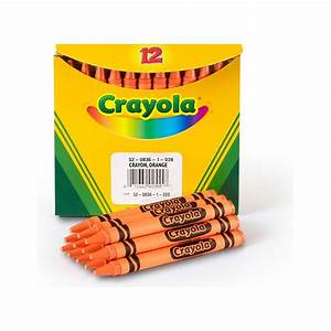 crayon orange (doz)