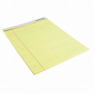 paper yellow pad legal (ea)