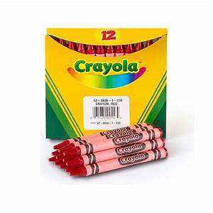 crayon red (doz)